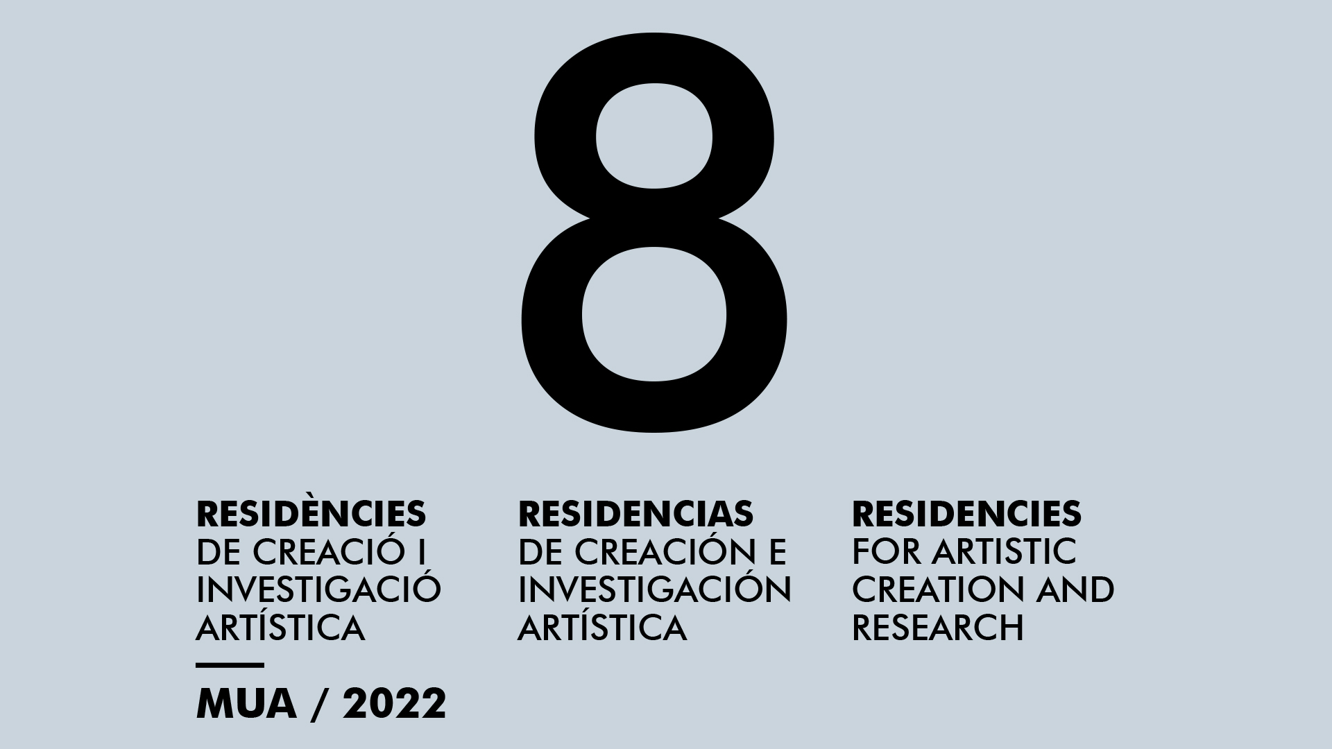 SELECTED 8 RESIDENCIAS DE CREACIÓN E INVESTIGACIÓN ARTÍSTICA